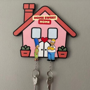 Conjunto de chaveiros de casal - Marge & Homer (2pc)