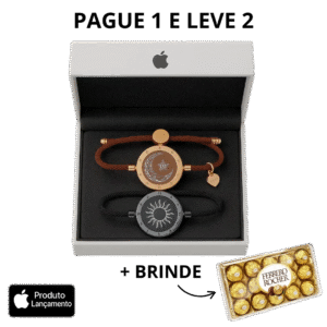 Pulseira Aura - Pague 1 e Leve 2 + Brinde - Sinta o Toque de Quem Você Ama