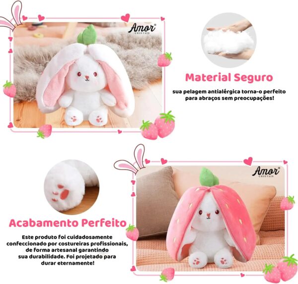 Pelúcia Coelho do Amor - Promoção de Páscoa - Imagem 2