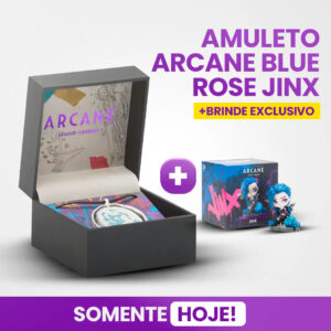 Amuleto Arcane Blue Prata Legítima com Caixa + Brinde [PROMOÇÃO DE LANÇAMENTO]