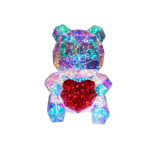 Urso Holográfico com Led