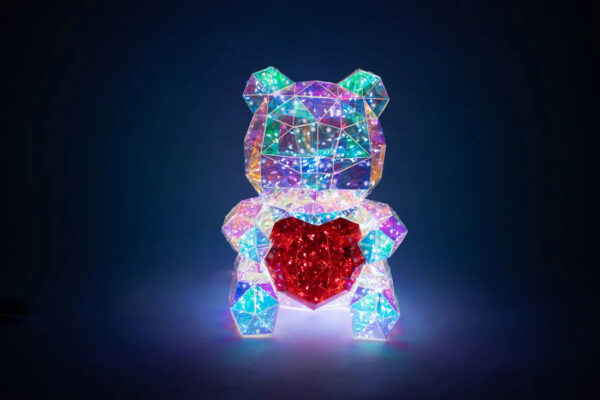 Urso Holográfico com Led - Imagem 2