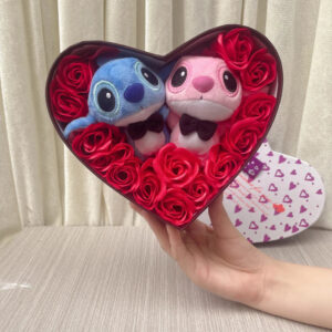 Caixa + Stich Formato coração