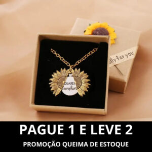 Colar - "Você é meu raio de sol" (Compre 1 Leve 2)