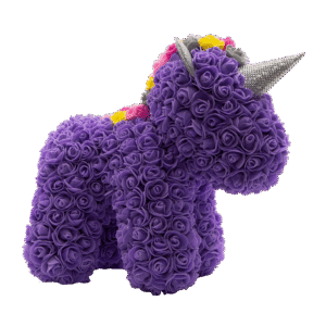 Unicórnio Rosa Roxo