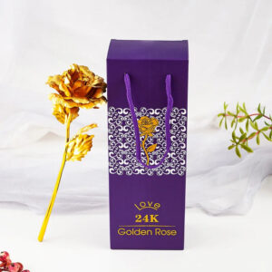 Rosa Ouro 24K com caixa