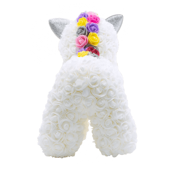 Unicórnio Rosa Branco - Imagem 3